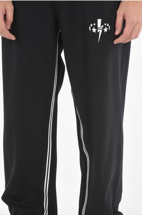 Pantalones deportivos holgados JAMES HARDEN con estampado BOLT STAR en negro - Image 3