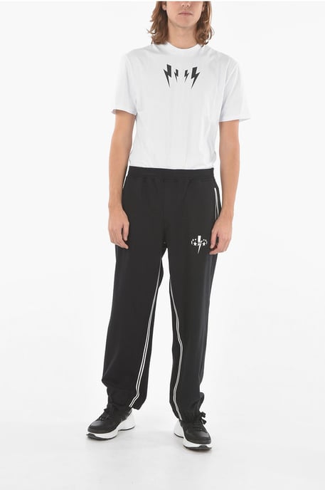Pantalones deportivos holgados JAMES HARDEN con estampado BOLT STAR en negro - Image 4