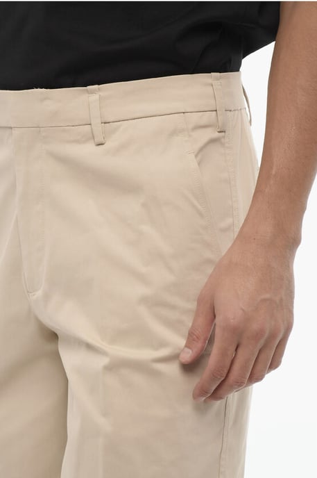 Pantalones cargo ajustados con trabillas para cinturón en beige - Image 2