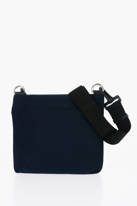 Bolso bandolera de nailon con correa de hombro extraíble en azul - Image 2