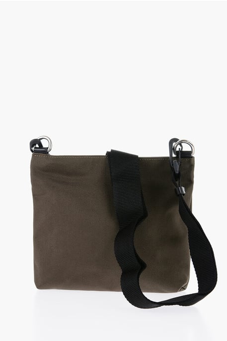 Bolso bandolera de nailon con correas extraíbles en color verde - Image 2