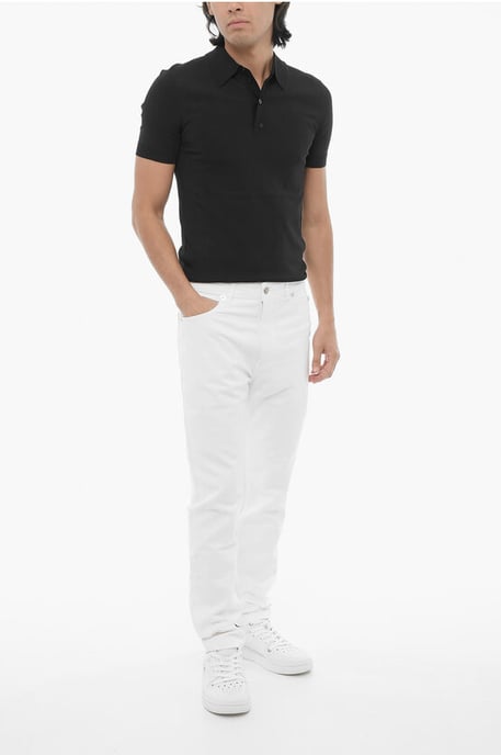 Pantalones pitillo NICK de 5 bolsillos en blanco - Image 4