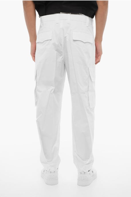 Pantalones cargo holgados FIREMAN en blanco - Image 2