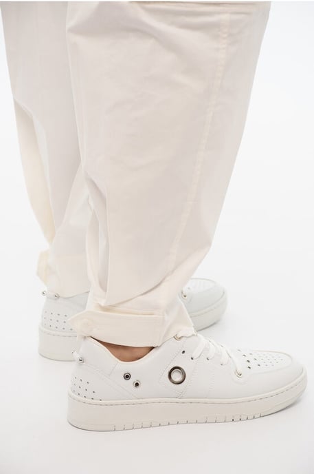 Pantalones cargo holgados FIREMAN en blanco - Image 4