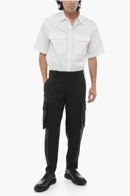Pantalones cargo holgados FIREMAN en negro - Image 3