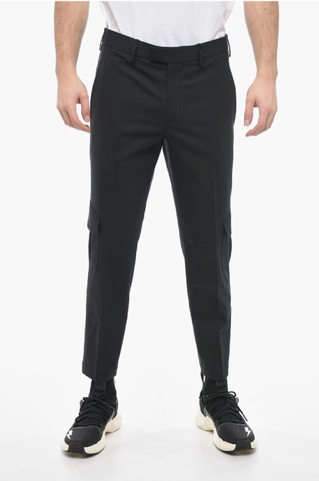Pantalones cargo NATE ajustados en negro - Image 1