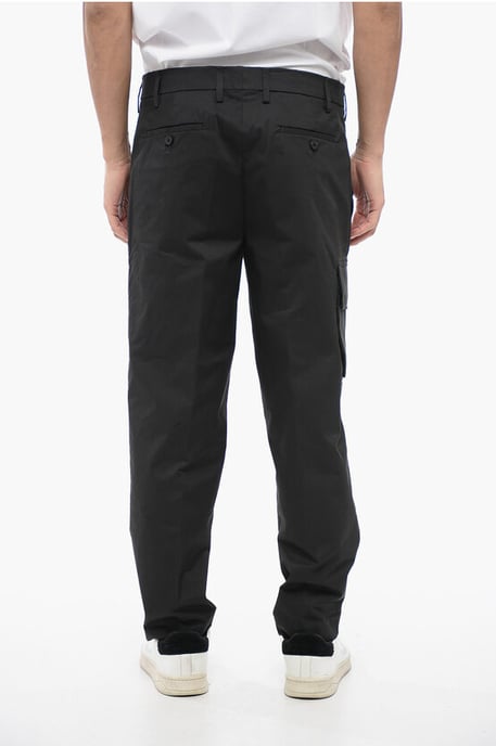 Pantalones cargo NATE de mezcla de algodón en color negro - Image 2