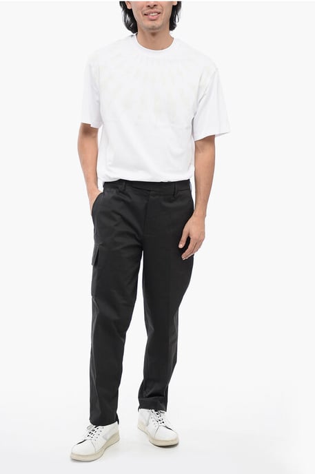 Pantalones cargo NATE de mezcla de algodón en color negro - Image 4
