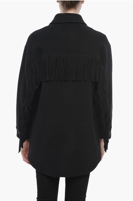 Abrigo de lana ALASKAN con cuello en negro - Image 2