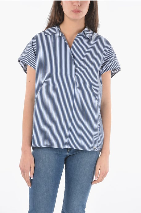 Blusa de rayas en azul - Image 1