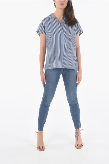 Blusa de rayas en azul - Image 4