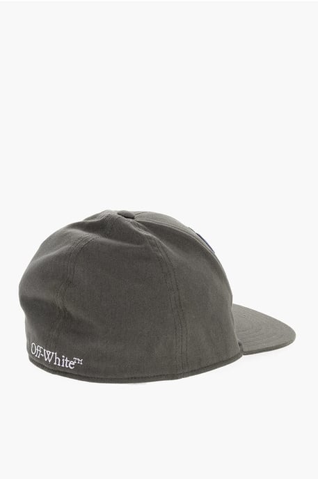 Gorra de sarga de algodón bordada en color marrón - Image 2