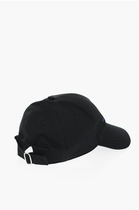Gorra de color liso con logotipo en contraste en negro - Image 3