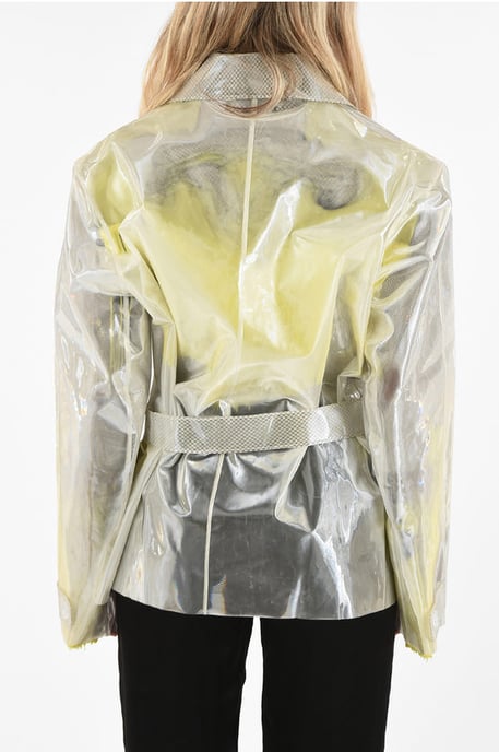 Abrigo impermeable MM0 en color blanco - Image 2