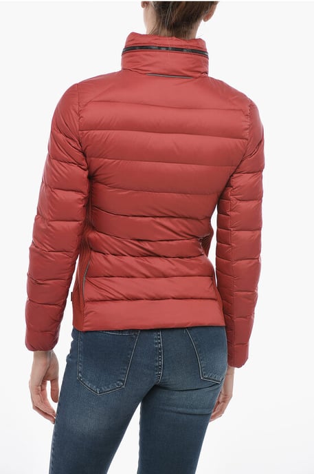 Chaqueta corta de plumas con capucha oculta TECH - Image 2