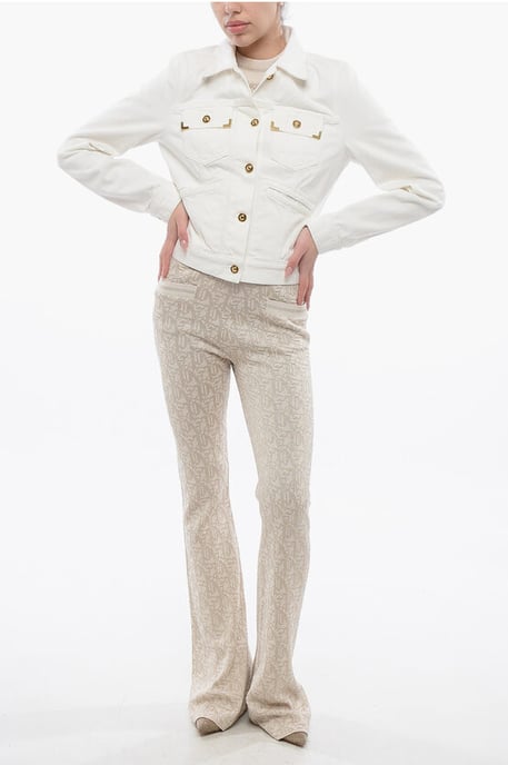 Chaqueta vaquera utilitaria en color blanco - Image 4