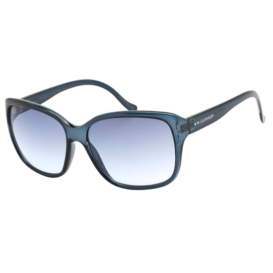 Gafas de sol Calvin Klein Crystal Navy con montura azul marino y lentes degradados - Image 1