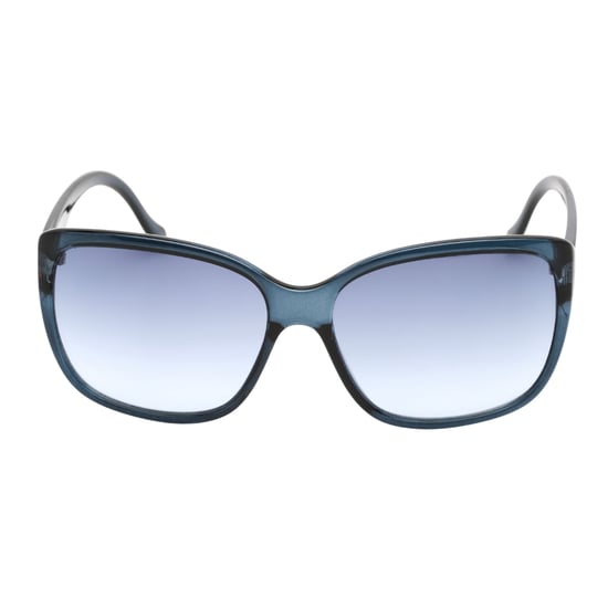 Gafas de sol Calvin Klein Crystal Navy con montura azul marino y lentes degradados - Image 2