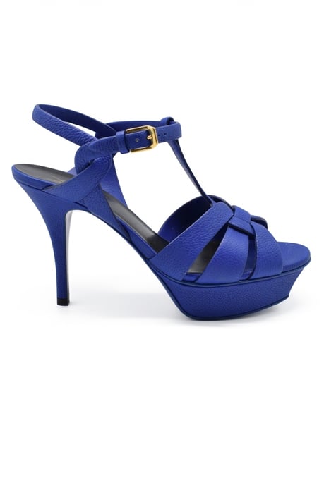 Saint Laurent Sandalias Tribute Azul - Image 1