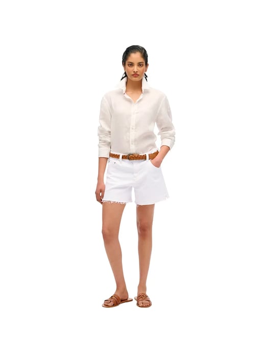 Pantalones cortos Superdry para mujer con extremos recortados - Image 1