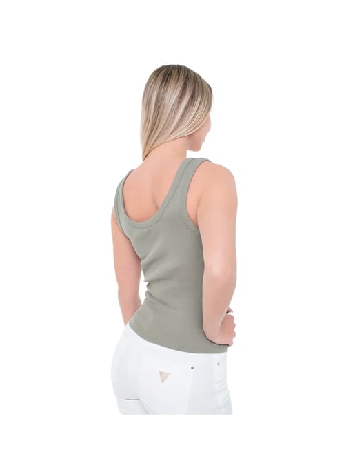 Camiseta sin mangas triangular Guess para mujer - Image 3