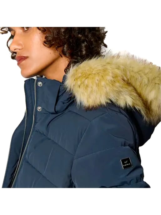 Chaqueta de plumas para mujer Kaporal Mibby en azul marino - Image 3