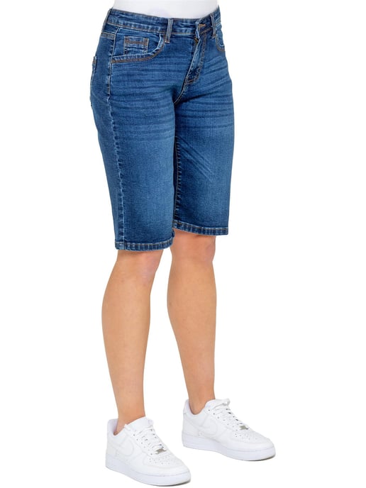 Enzo | Pantalones cortos vaqueros largos para mujer - Image 3