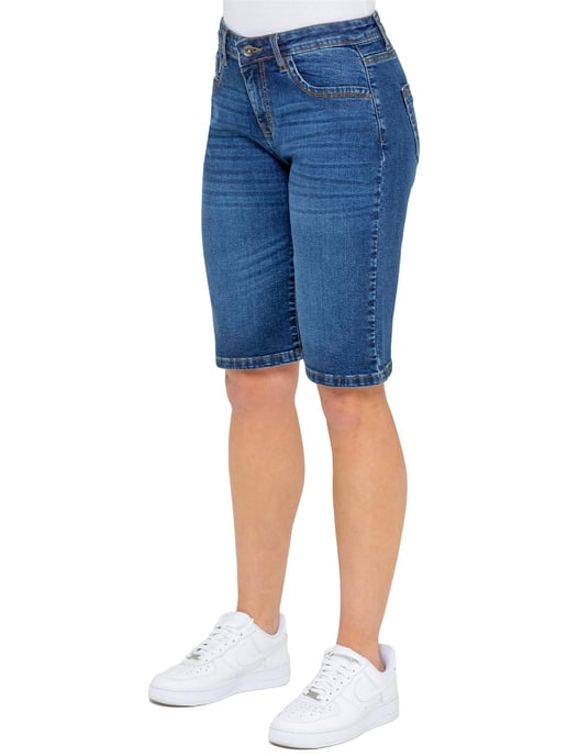 Enzo | Pantalones cortos vaqueros largos para mujer - Image 4