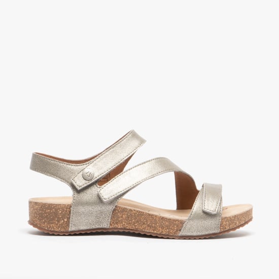 Sandalias de Mujer Josef Seibel Tonga 25 de Cuero con Cierre de Velcro Crystal - Image 1