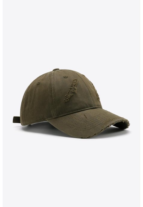 Gorra de béisbol ajustable para mujer con efecto desgastado - Image 1