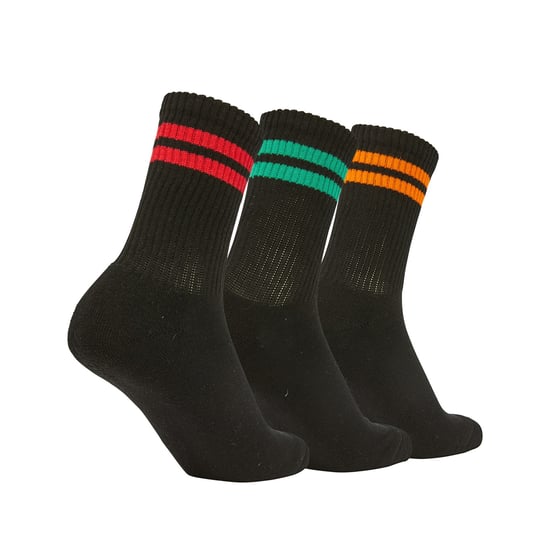 Ellesse 3 Pack Short Crew Sock in Black - Image 2