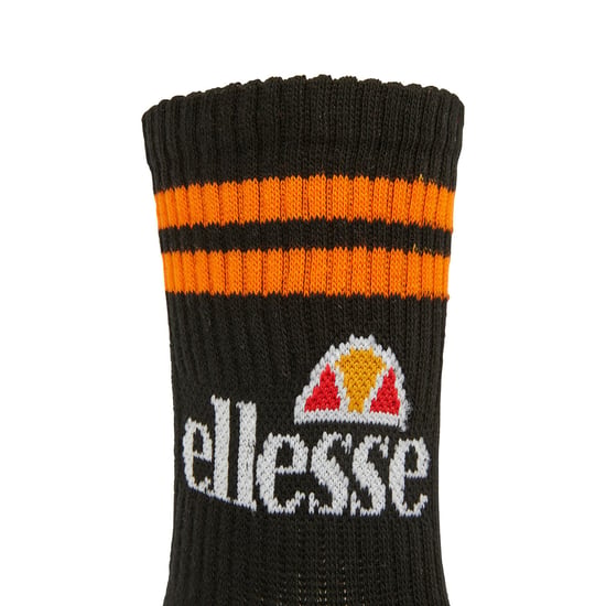 Ellesse 3 Pack Short Crew Sock in Black - Image 3