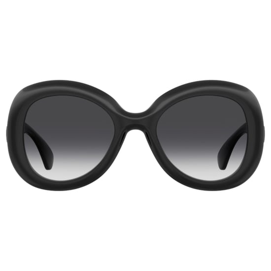 Gafas de sol negras con montura redonda y llamativa de Moschino - Image 1
