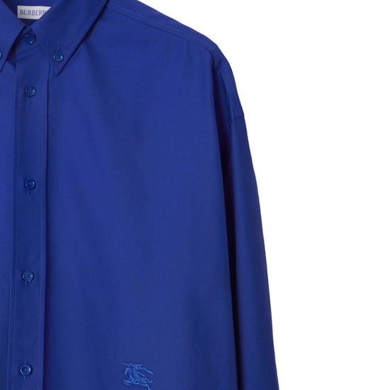 Camisa informal azul Burberry Equestrian Knight - Image 3