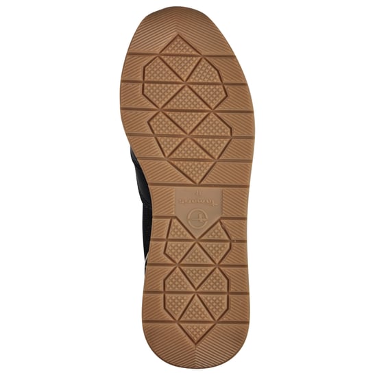 Zapatillas deportivas Tamaris para mujer, con cordones, cremallera y diseño moderno en negro y dorado - Image 6