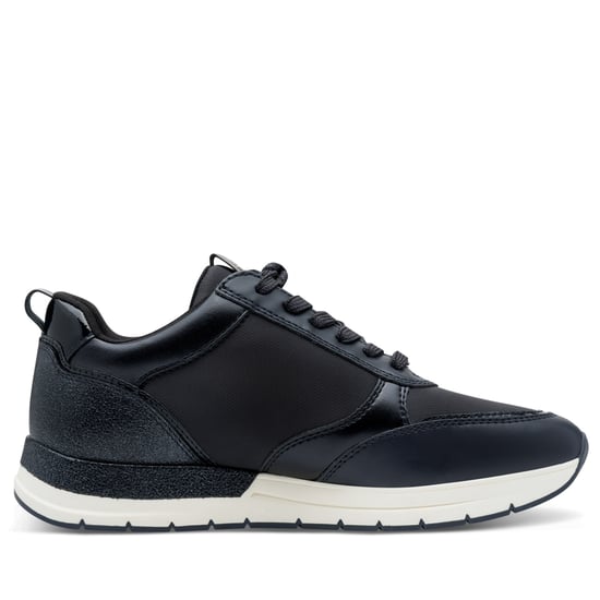 Zapatillas deportivas Tamaris para mujer, color azul marino, con cordones y cremallera - Image 1