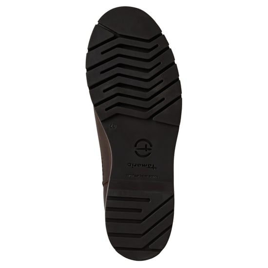 Botines Chelsea clásicos de piel marrón para mujer de Tamaris - Image 6
