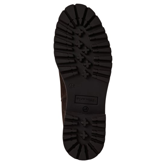 Botines Chelsea altos clásicos de piel marrón moca para mujer de Tamaris - Image 6