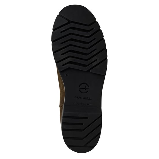 Botines Chelsea clásicos de ante verde oliva para mujer de Tamaris - Image 6
