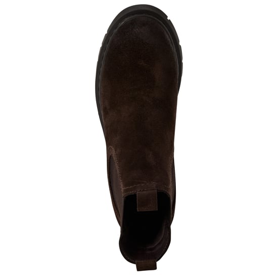 Botines Chelsea clásicos Tamaris para mujer en ante marrón moca - Image 5