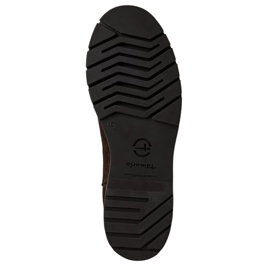 Botines Chelsea clásicos Tamaris para mujer en ante marrón moca - Image 6
