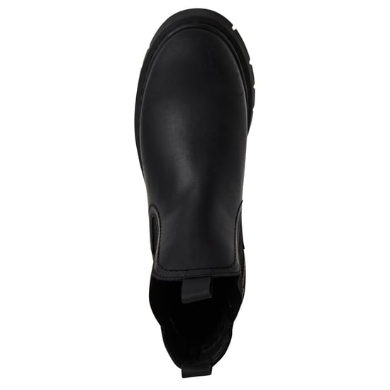 Botines Chelsea clásicos de piel negra para mujer de Tamaris - Image 5