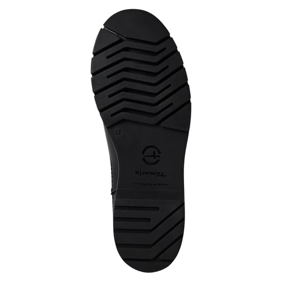 Botines Chelsea clásicos de piel negra para mujer de Tamaris - Image 6