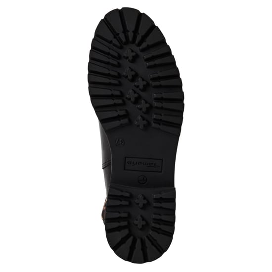 Botines Chelsea altos clásicos de piel de leopardo negra para mujer de Tamaris - Image 6