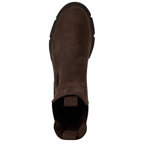 Botines Chelsea altos clásicos de Tamaris para mujer, de piel marrón moca - Image 5