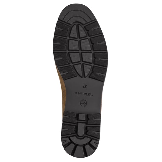 Mocasines Tamaris para mujer de piel de ante marrón camel - Image 6