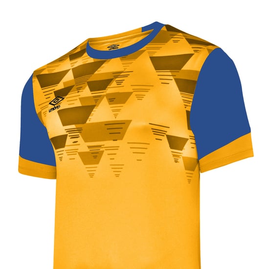 Umbro Childrens/Kids Vier Jersey (Yellow/Royal Blue) - Image 3