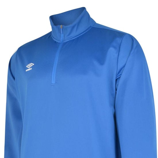 Umbro Childrens/Kids Club Essential Half Zip Sweatshirt (Royal Blue) - Image 3
