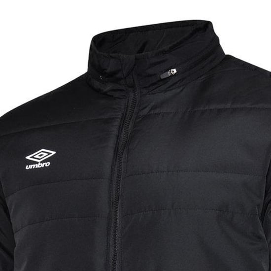 Umbro Mens Club Essential Bench Jacket (Black) - Image 3