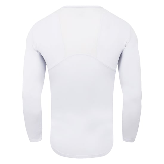 Umbro Mens Elite V Neck Base Layer Top (White) - Image 2